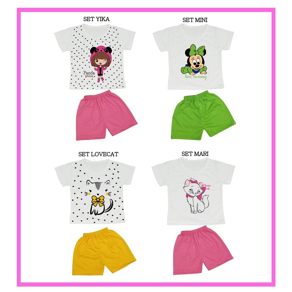 SETELAN ANAK PEREMPUAN / BAJU SETELAN ANAK /SETELAN BAYI PEREMPUAN