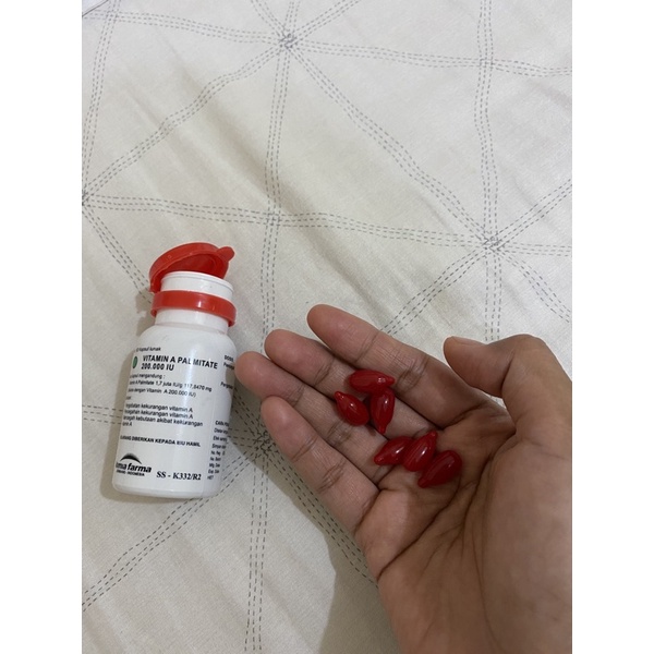 vitamin A balita posyandu kapsul merah
