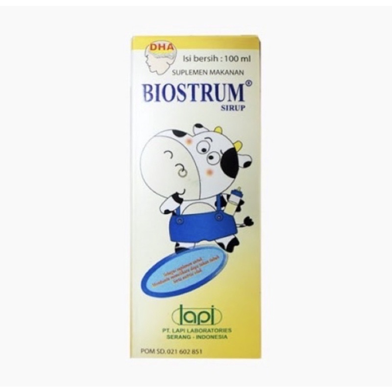 Biostrum sirup 100 ml ( suplemen kecerdasan anak )