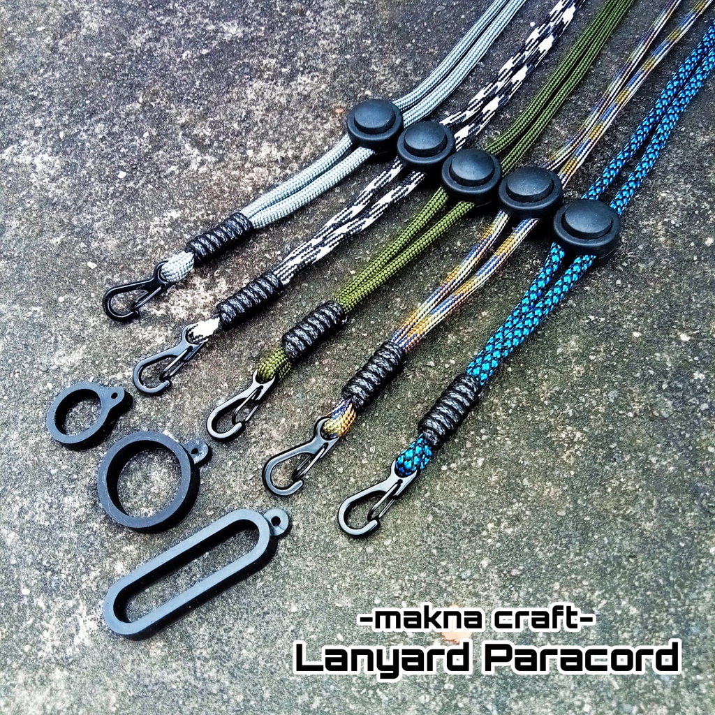 

Lanyard Tali Paracord gantungan pods gratis O ring