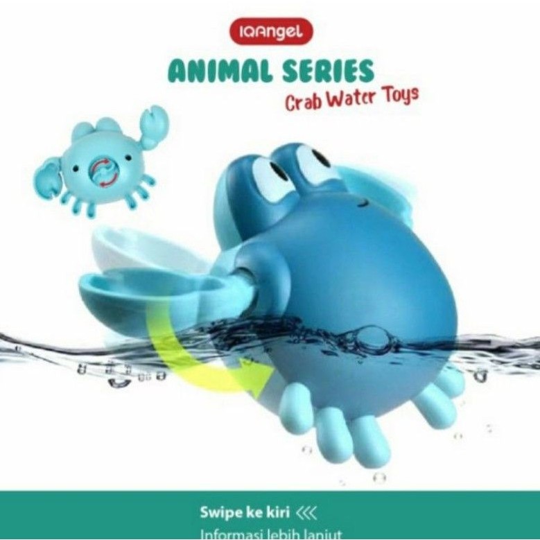 IQ ANGEL Crab Water Toy Mainan Mandi Anak Baby Toys SNI Toy Animal