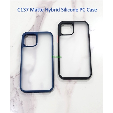 C137 Iphone 11 / 11 PRO / 11 PRO MAX / 12 / 12 PRO / 12 PRO MAX Premium Matte PC Silicone Hybrid Case