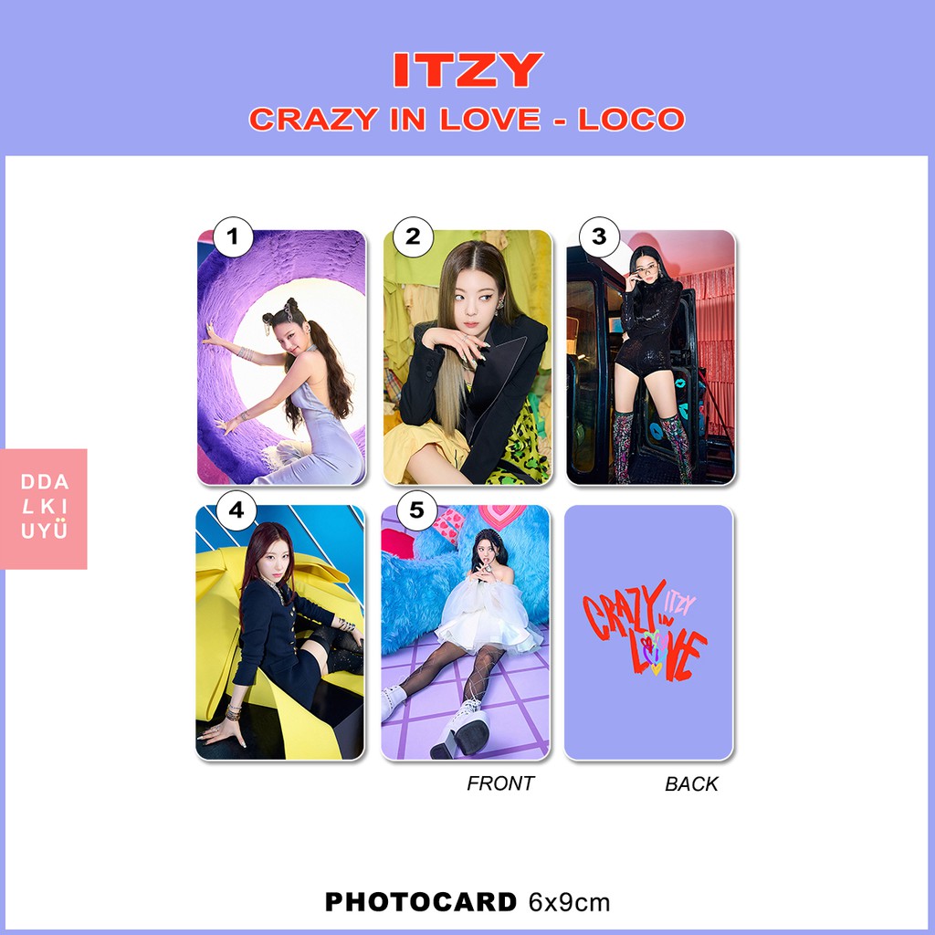 ITZY - photocard [CRAZY IN LOVE]