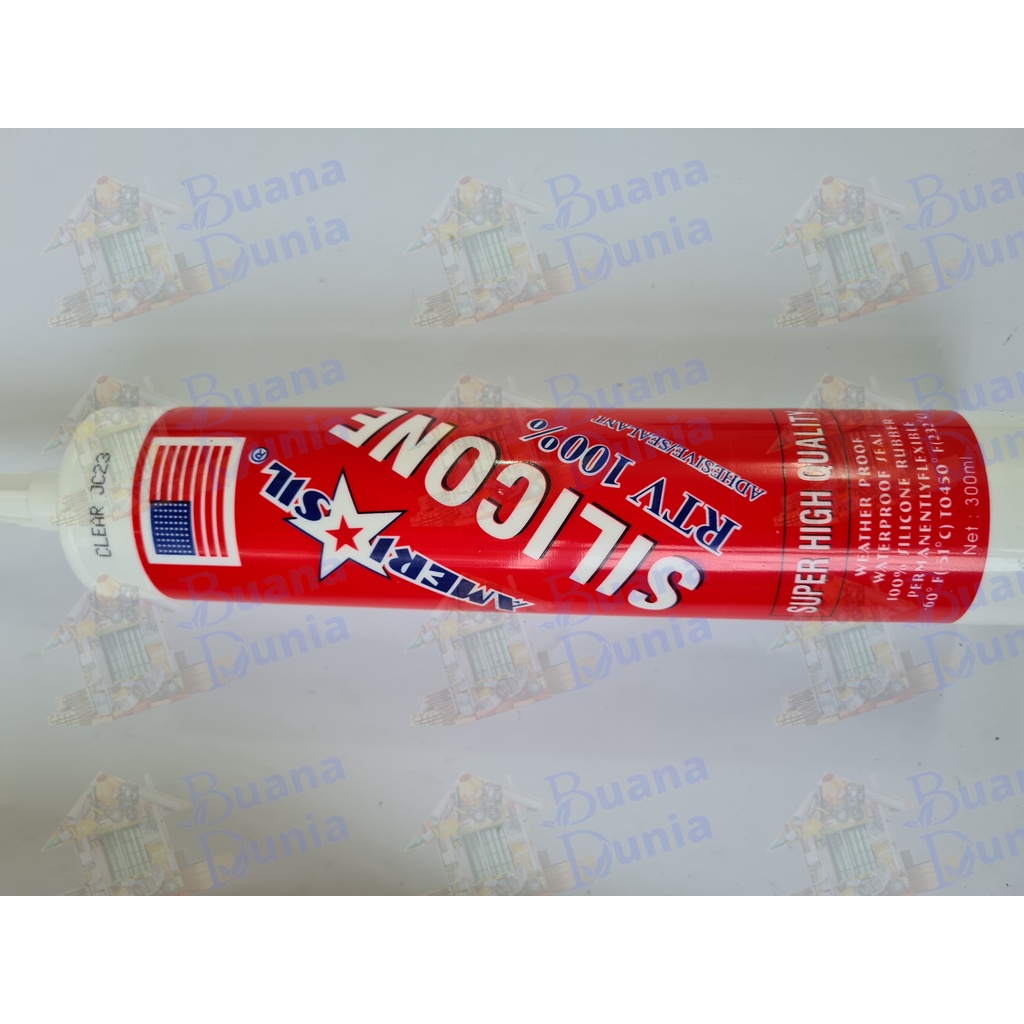

Lem Kaca Silicone Putih | Lem Sealant Botol | Glass Sealant Amerisil