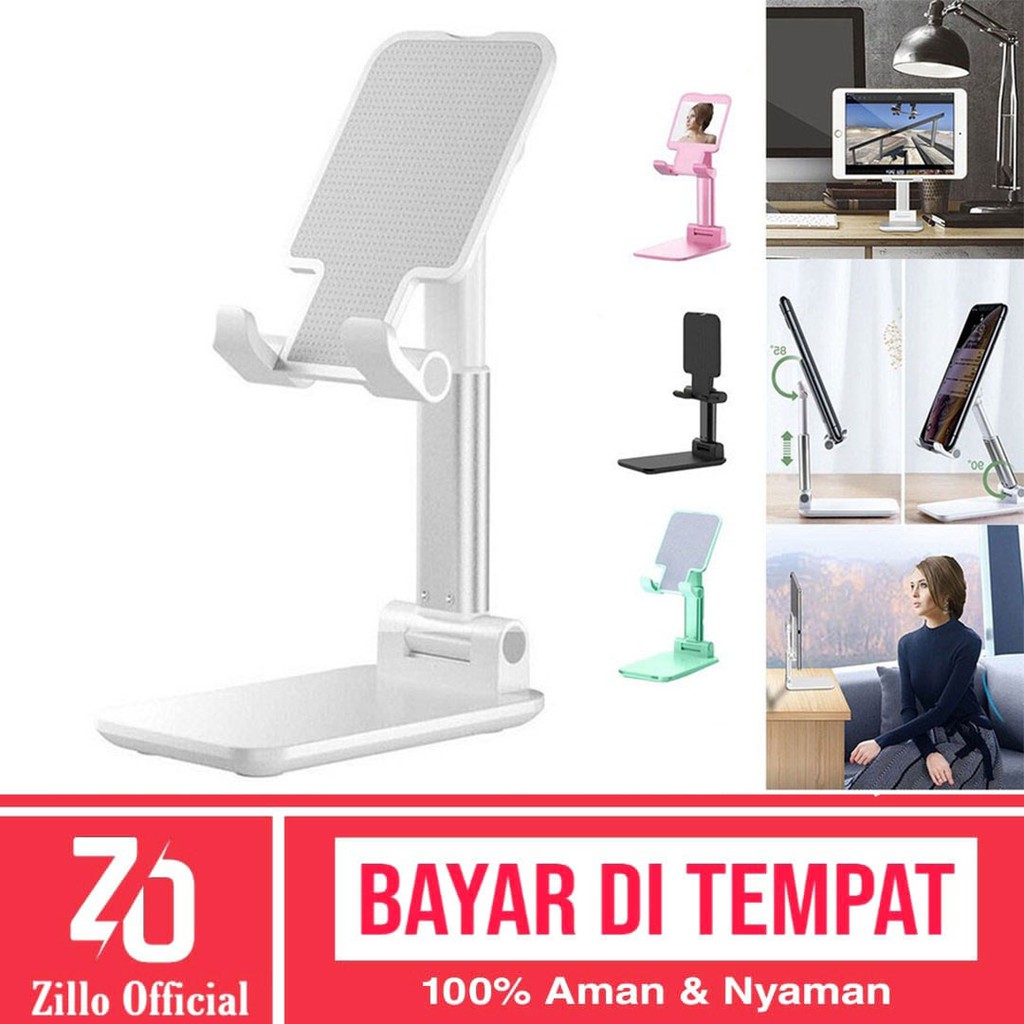 ZILLO Holder HP Phone Holder Folding Stand Holder Lipat Holder Lipat Handphone Meja Stand Holder Universal