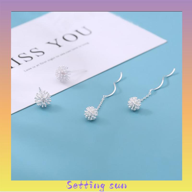 Anting-anting daisy wanita gaya Korea / anting rumbai wanita gaya Korea TN