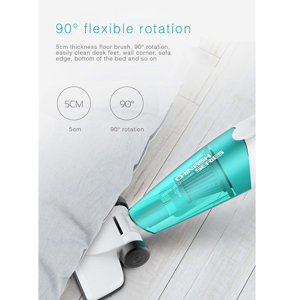 Deerma DX118C Handheld Vacuum Cleaner Portable Household 1600PA Multifunction Cleaning EQU