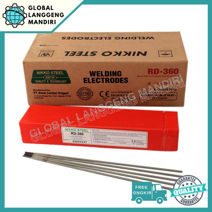 Kawat Las Nikko Rd360 3,2Mm (5Kg)/ Rd 360 3,2 Mm