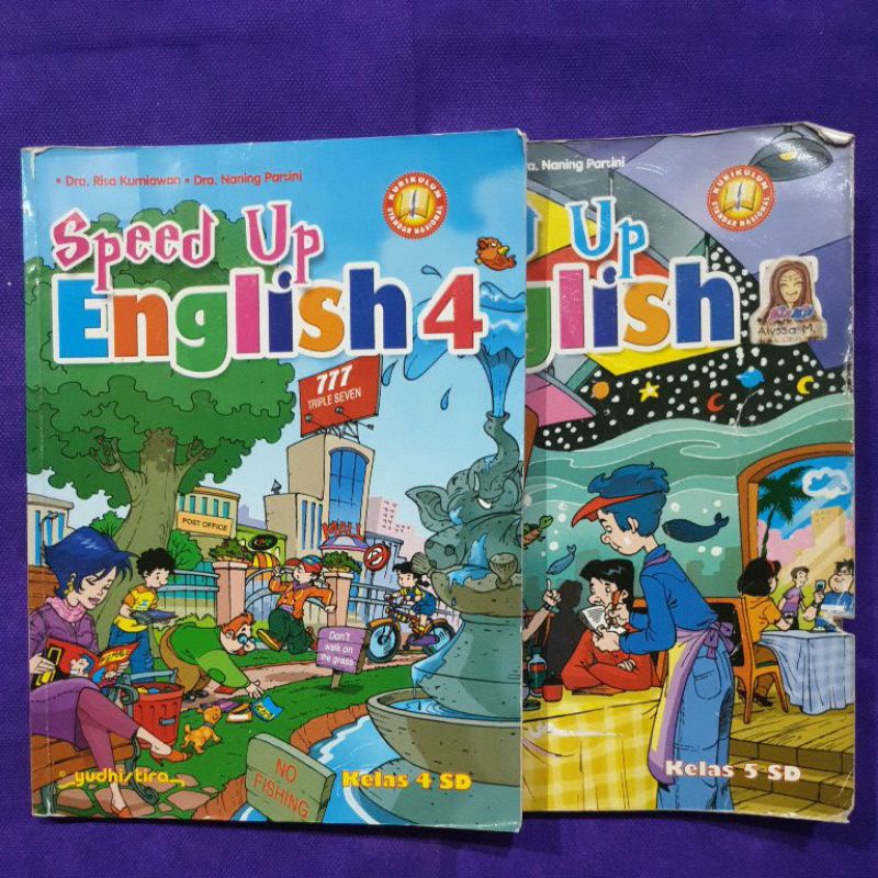 buku pelajaran SPEED UP ENGLISH kelas 4, 5