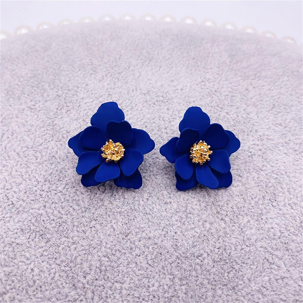 Anting Tusuk Nanas Perhiasan Aesthetic Manis Besi Perhiasan Wanita Perhiasan Cat Semprot