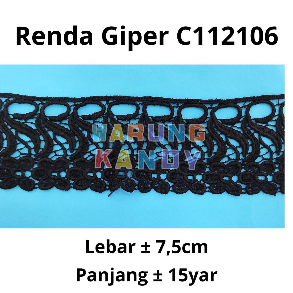 Renda Giper C112106 Hitam