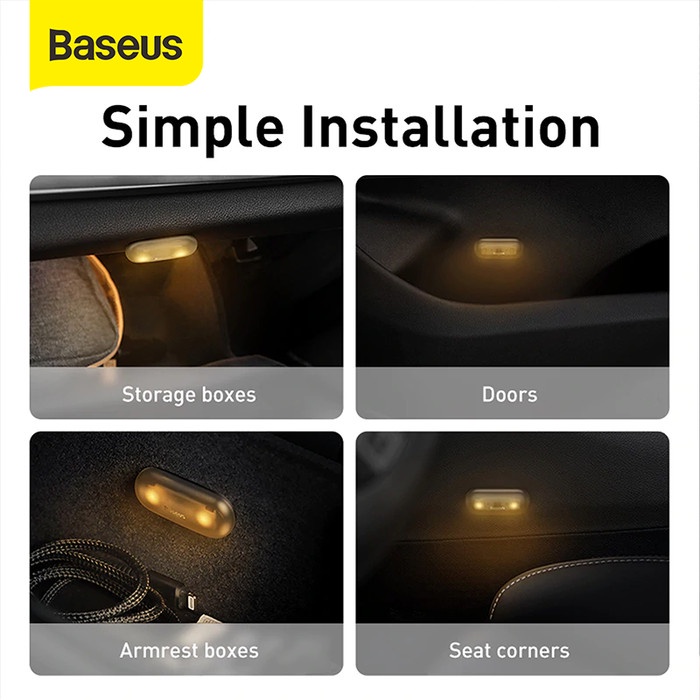 Baseus Capsule Car Interior Lights Lampu Mobil Lampu Plafon Mobil Lamp