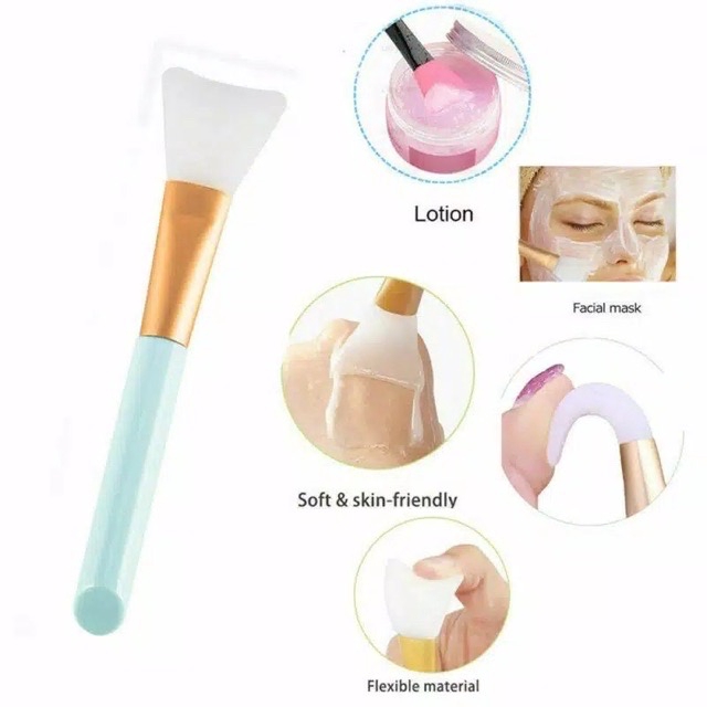 KUAS MASKER SILIKON / SILICONE BRUSH FOR FACE MASK - KUAS SILICON VIRAL