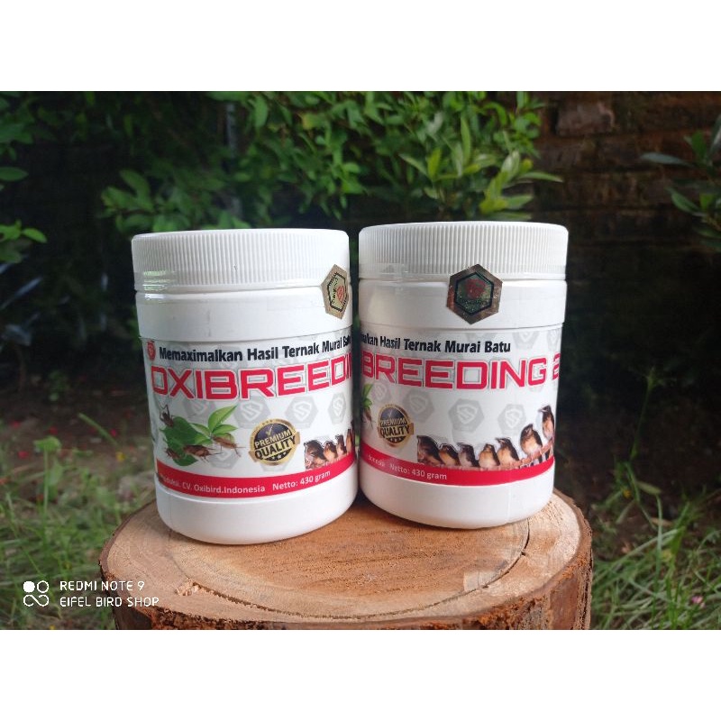 OXIBREEDING 2 430gram MERAH racikan pakan jangkrik nutrisi jangkrik untuk pakan murai produk oxivoic