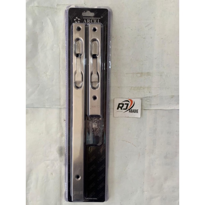 Grendel Slot Tanam Pintu Flush Bolt Stainless SUS304 ARCEL 12&quot; + 6&quot;