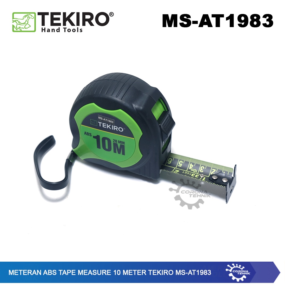 Tekiro - Meteran ABS Tape Measure 10 Meter -  MS-AT1983