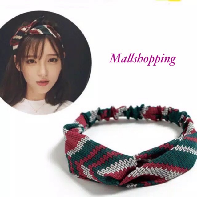 (COD) BANDANA BANDANA KOREA STYLE BANDO RAMBUT IMPOR MURAH B8 MALL SHOPPING