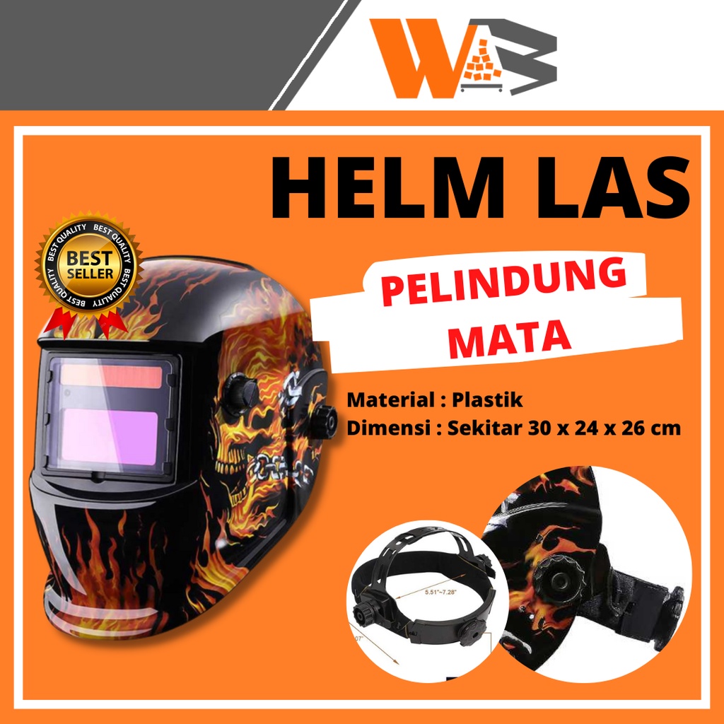 COD Helm Las Otomatis Auto Darkening Welding Helmet