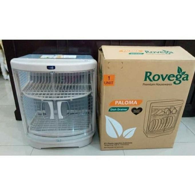 Rak Piring Rovega Paloma, Rak Piring Plastik Tertutup Anti Tikus. Vinvinbila
