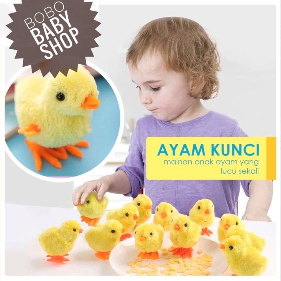 M176 Mainan Anak Ayam Patok | Anak Ayam Kunci Lompat Jumping Chicken