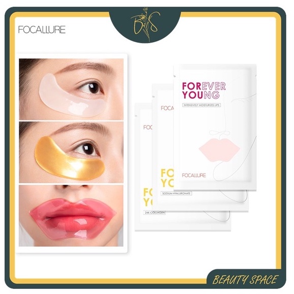 BEAUTY SPACE - FOCALLURE Vitamin E Cherry Lip Mask & Eye mask Skin Care FA-SC01|SC02