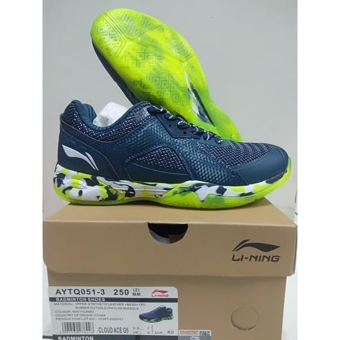 SEPATU BADMINTON LINING CLOUD ACE G5 ORIGINAL Terbaru