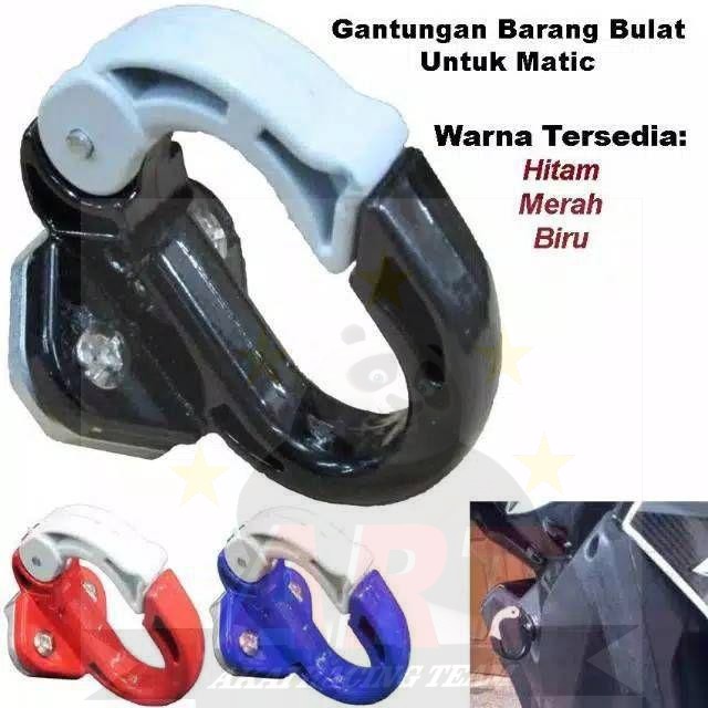 Gantungan Barang Motor Model Per Tutup Universal Nmax,Aerox,Lexi,Vario,Scoopy,Beat,Mio,Mio Gt,