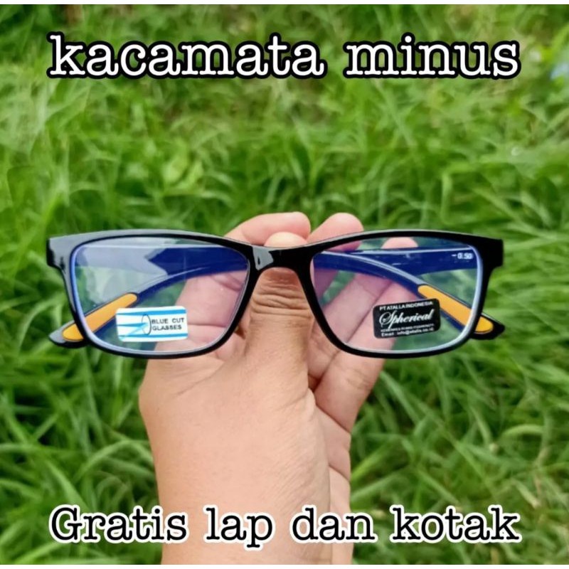 Kacamata MINUS 0.50 sd 8.00 Antiblue + BOX | SPH 4007