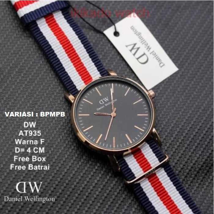 [PA] READY 6 WARNA !! JAM TANGAN UNISEX DW KANVAS / DW007 JAM TANGAN MURAH