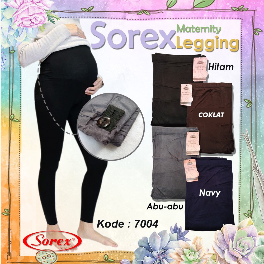 LEGGING HAMIL Sorex 7004 KUALITAS PREMIUM Maternity Long Pants Leging Celana Panjang bahan katun