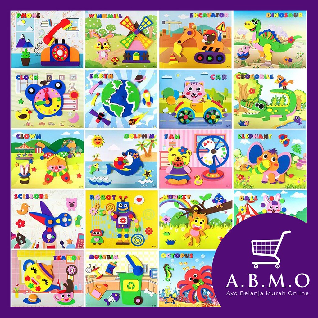 

ABMO - Prakarya Stiker EVA 3D