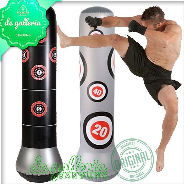 Samsak Berdiri Balon Tinju Tendang Model Tiup Sandsack Punching Bag