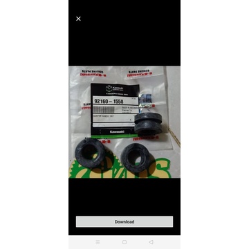 karet dudukan setang setir untuk motor Kawasaki Kaze r vr