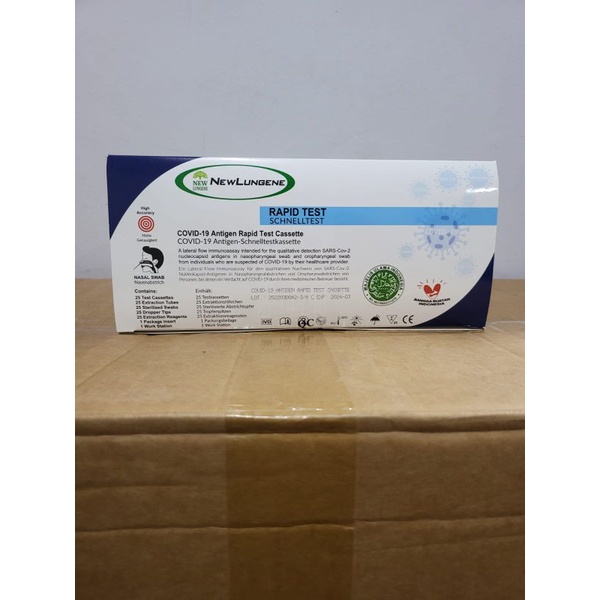Alat Test Covid New Lungene Nasal Swab Antigen Ecer Original