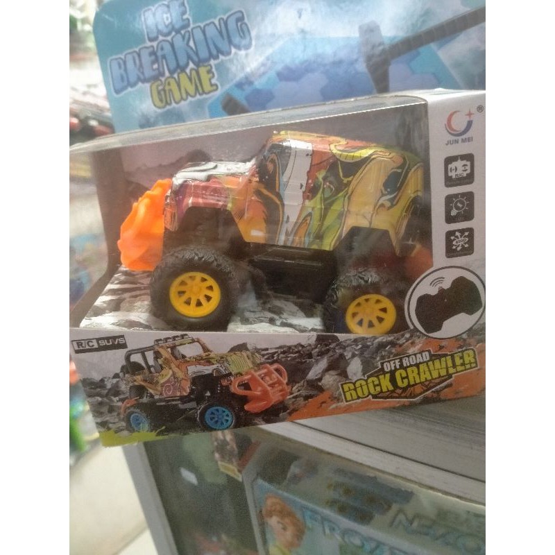 mobil remot control jeep rock