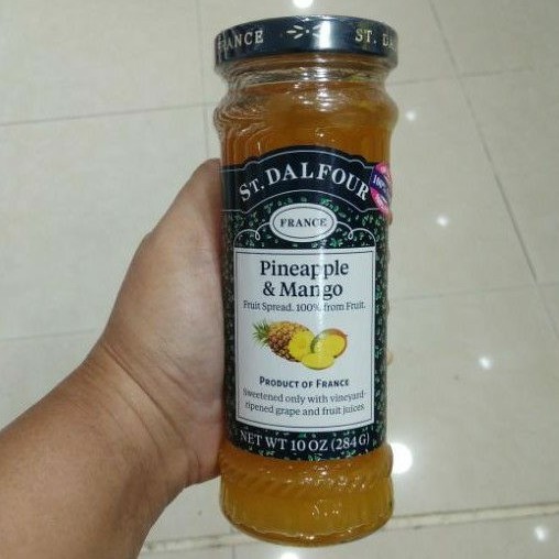 

Selai ST. DALFOUR Pineapple & Mango Fruit Spread 284g
