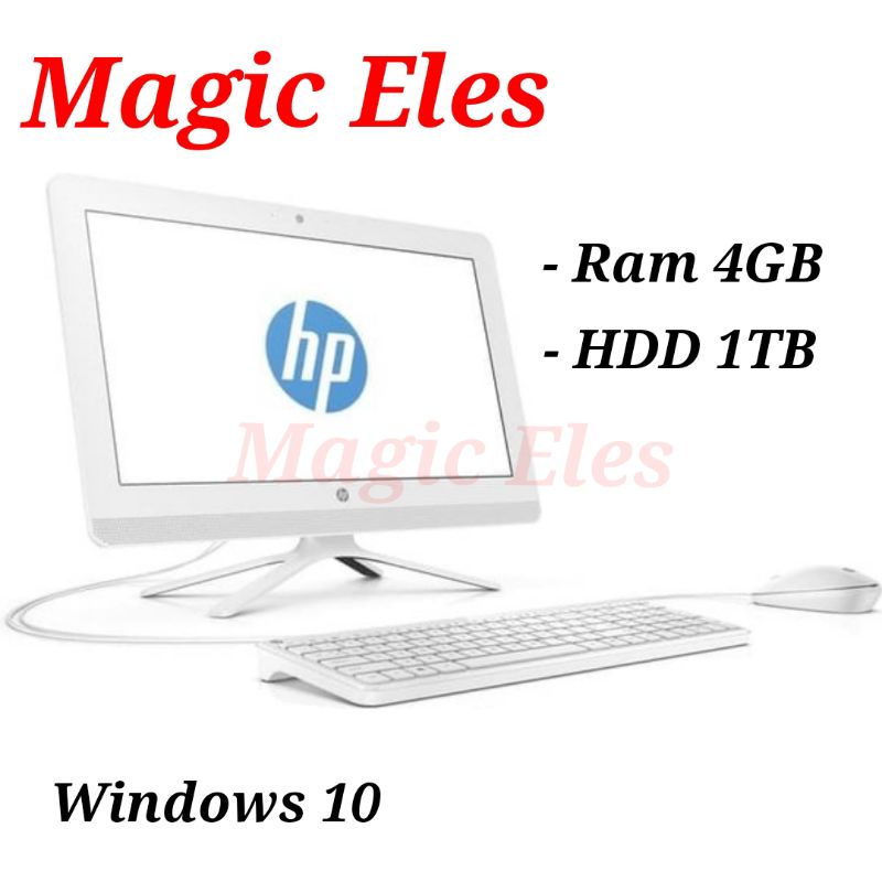 Jual PC AIO HP TPC Q028 20 intel Core i3 7100U Ram 4GB HDD 1TB