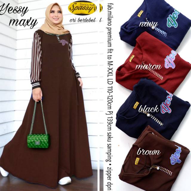 Gamis yessy maxy ORI by spassy