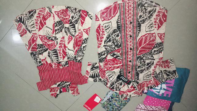Dress / Kemeja Batik Anak Vd / Batik Anak Modern / Seragam Batik Anak