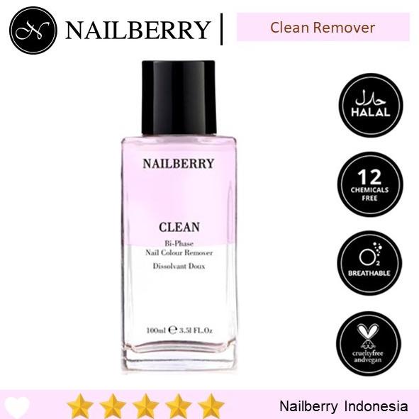 Nailberry Clean Nail Color Remover Pembersih Kutek Halal