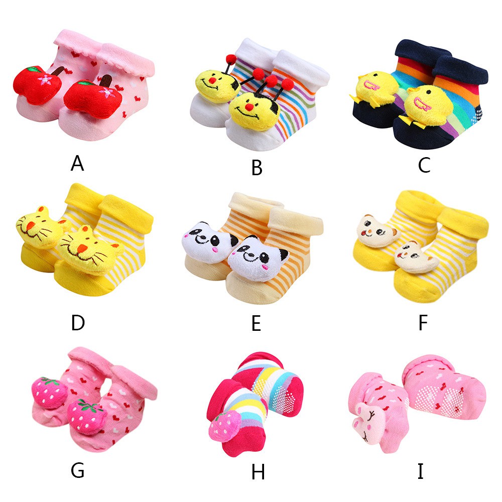 KAOS KAKI SEPATU BAYI CARTOON ANTI SLIP TPS