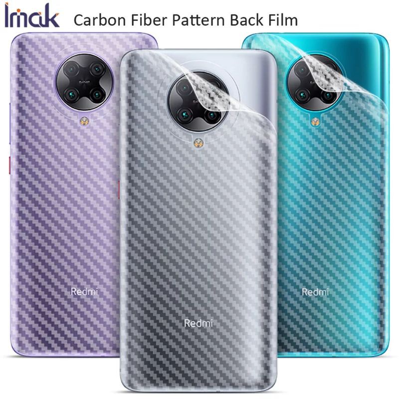 Back Skin Carbon Xiaomi Redmi K30 / K30 Pro K30pro Garskin Karbon Fiber Anti Gores Belakang Premium