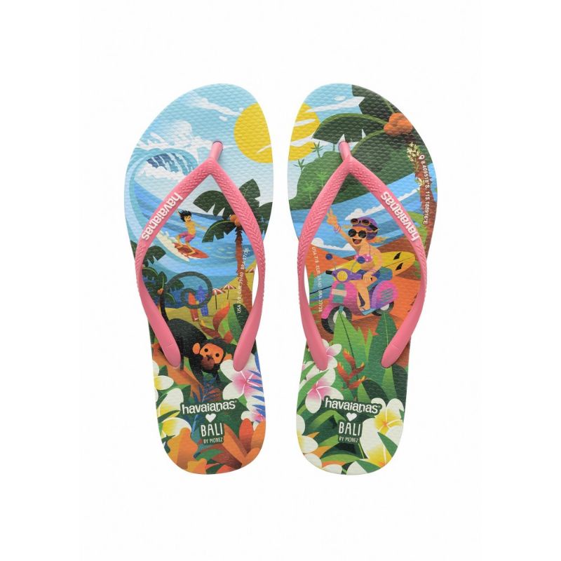 Havaianas Flip Flop & Sandal Jepit Wanita / Havaianas Slim Ls Bali 0719