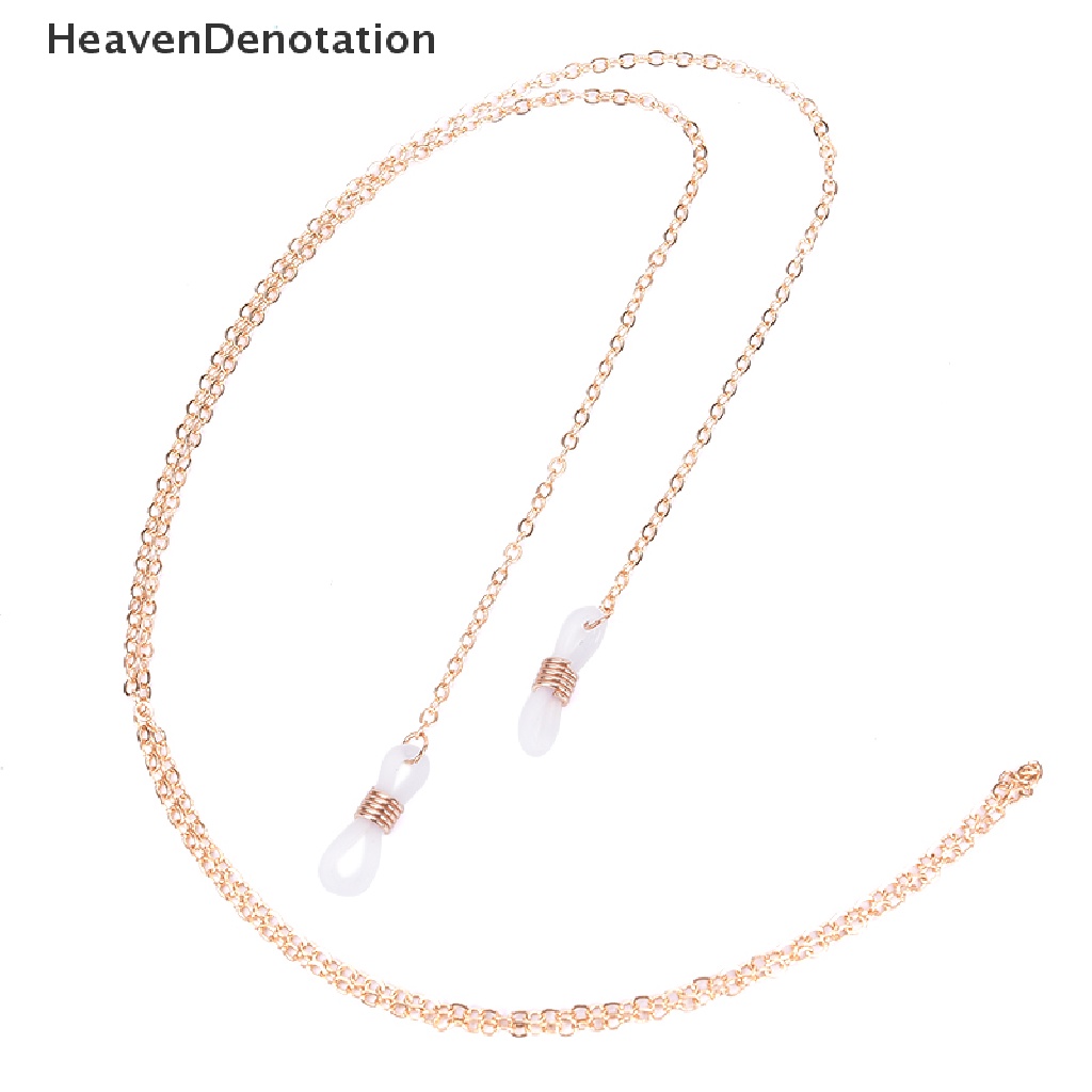 [HeavenDenotation] Gold Glasses Chain Strap Spectacle Eyeglasses Sunglasses Cord Holder Fashion