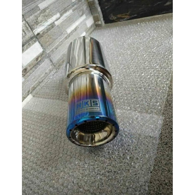 KNALPOT HKS GRONEL BLUE