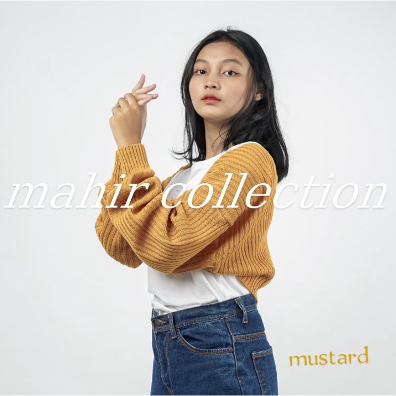 TERBARU!!!CARDIGAN/BOLERO/LIAM/OPERSIZE-mustard