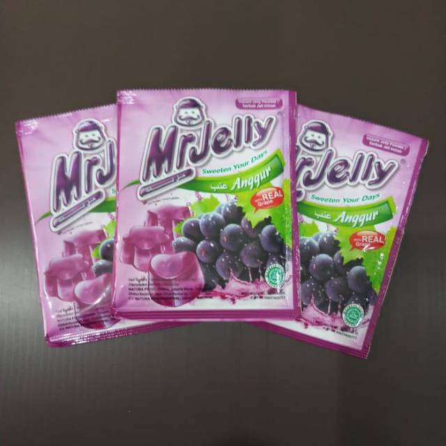 

Mr.Jelly anggur/Grape/Jelly/pudding