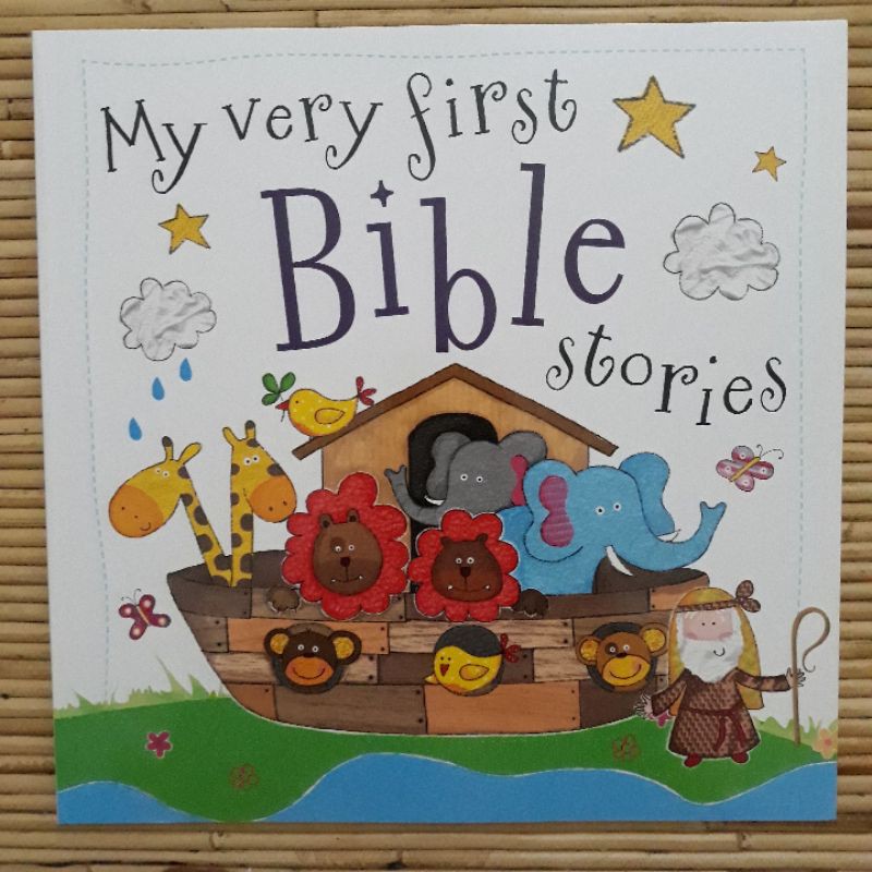 My Very First Bible Stories (new) Alkitab Pertamaku Picture Import Kisah Jesus David Adam Eve Moses 