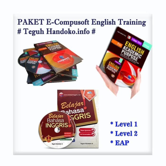 (READY) Tutorial Bhs Inggris Teguh Handoko Ecourse Ver-2 | Level1+Level 2+EAP