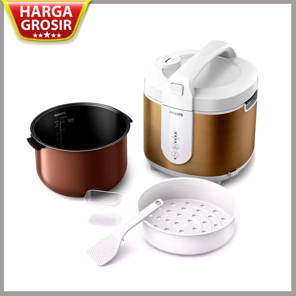 Panci Rice Cooker Philips Panci Magicom Philips Panci Magic Com Philips Panci Philips 1 L 1.8 L 2 Liter HD 3117 3119 3127 3128 3129 3131 3132 3138 3053 Ceramic Teflon Bakuhanseki Anti Lengket  Inner Pot Teflon Teplon Daleman Inner Pan Philips Bakuhanseki